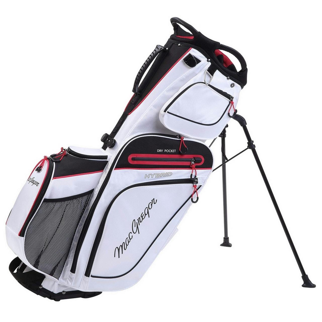 MacGregor Golf Hybrid Stand / Cart Golf Bag · White/Black