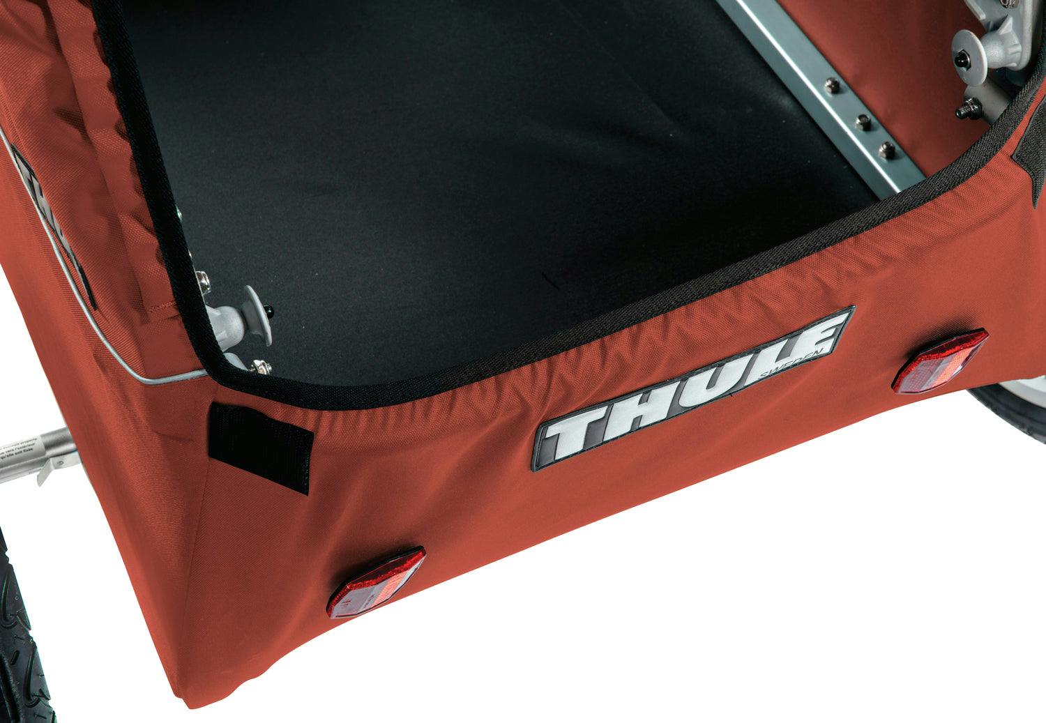 Thule Cadence 2 Double Bicycle Trailer · Hot Sauce Red