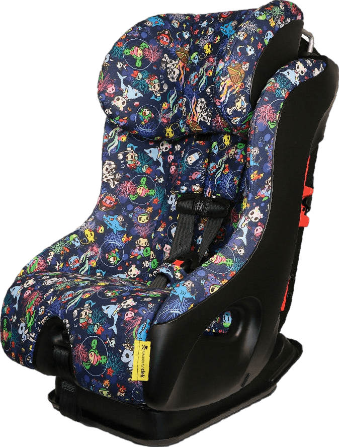Clek Fllo Convertible Car Seat · Tokidoki Reef Rider (Jersey Knit Fabric)