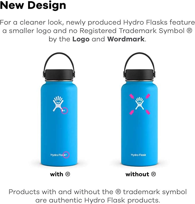 Hydro Flask Wide Mouth 32 oz · White