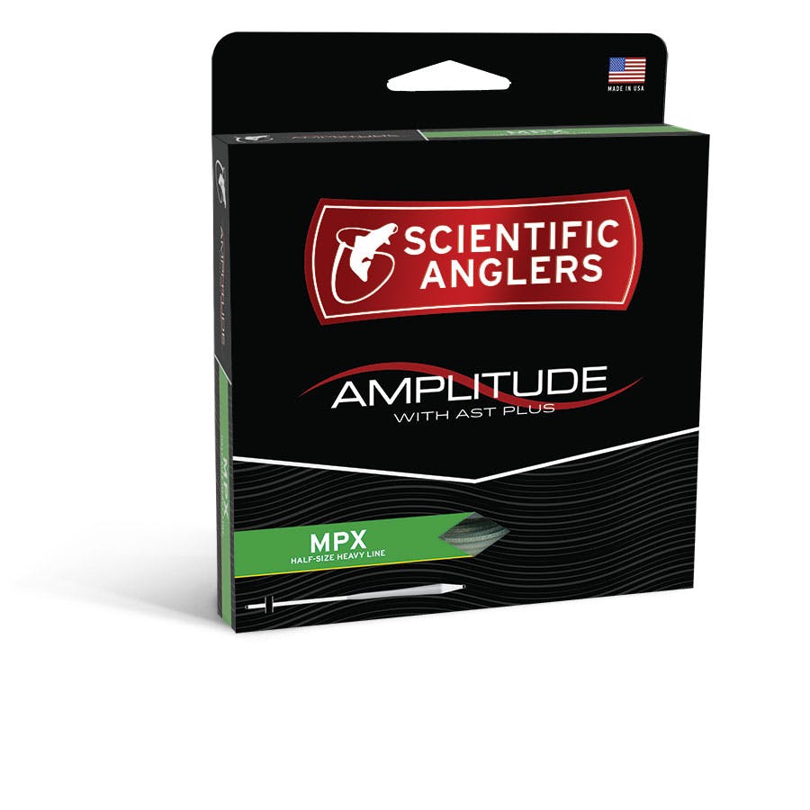 Scientific Anglers Amplitude MPX Fly Line · WF · 5 wt · Floating · Optic Green - Moss - Buckskin