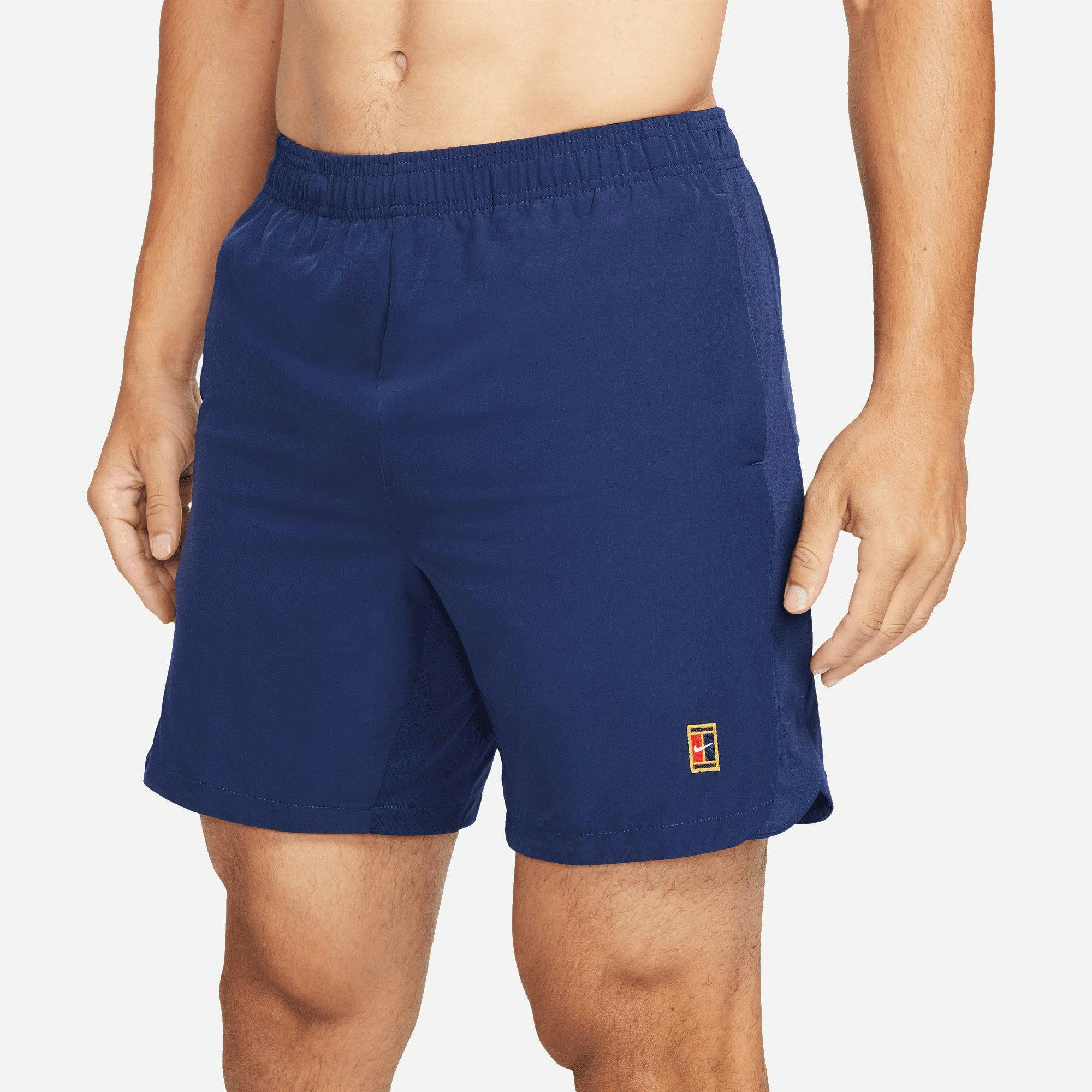 NikeCourt Dri-FIT Slam New York Mens Tennis Shorts - BINARY BLUE 429 / L