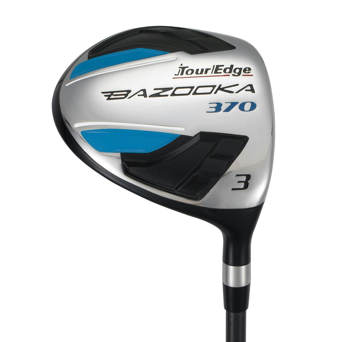 Tour Edge Bazooka 370 Complete Set with Stand Bag · Right handed · Steel · Uniflex · Standard · Black/Blue
