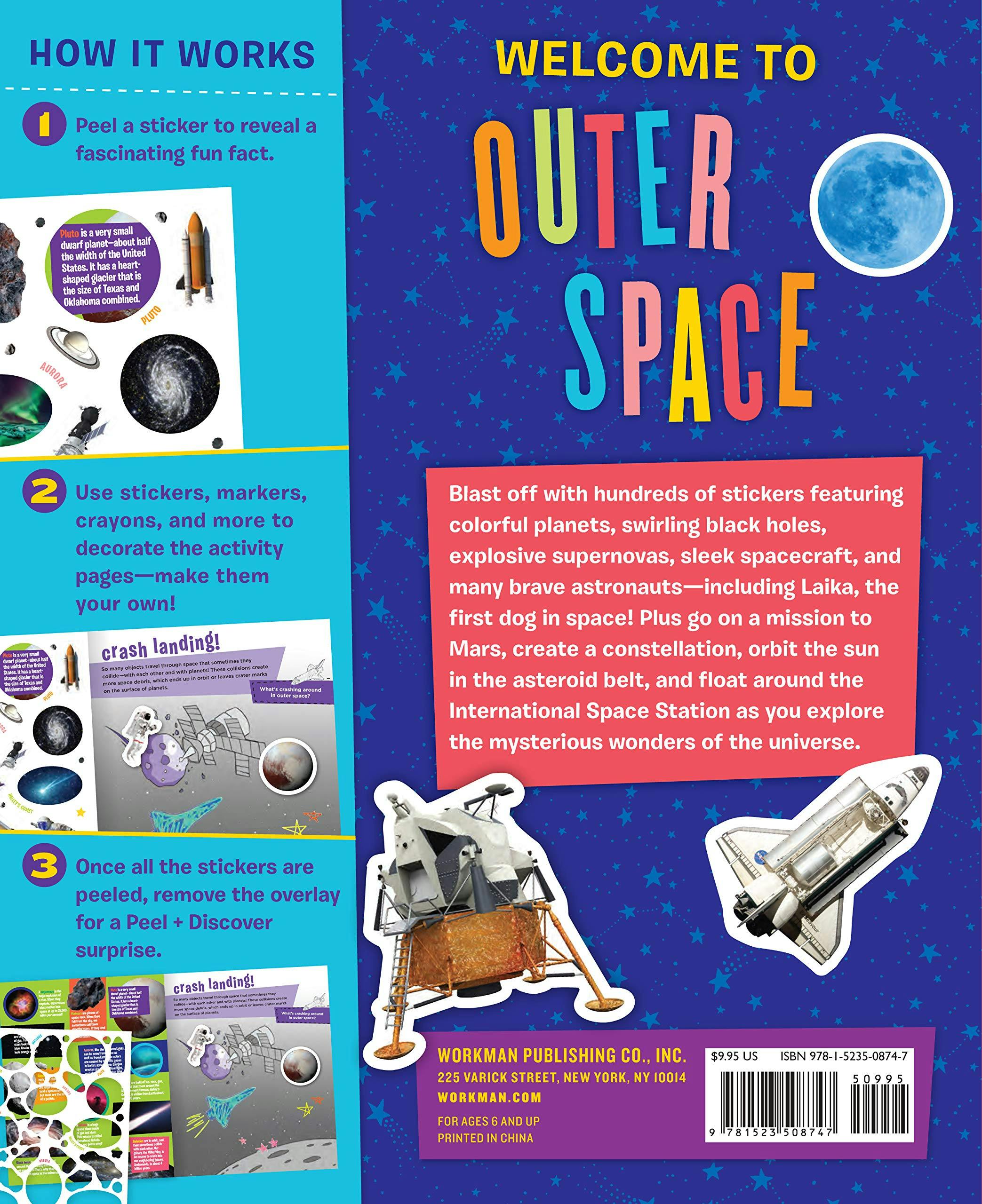 Workman Publishing Peel and Discover: Space