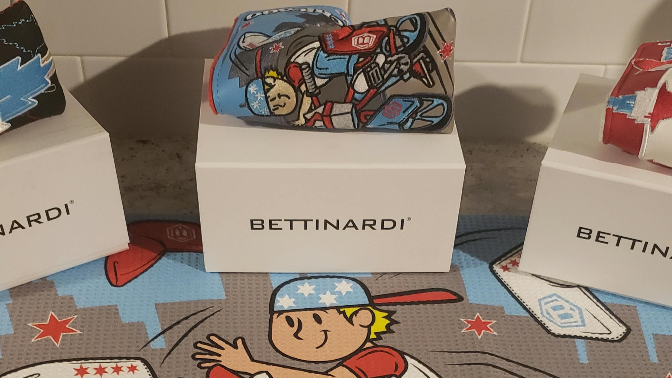 A display of Bettinardi merchandise