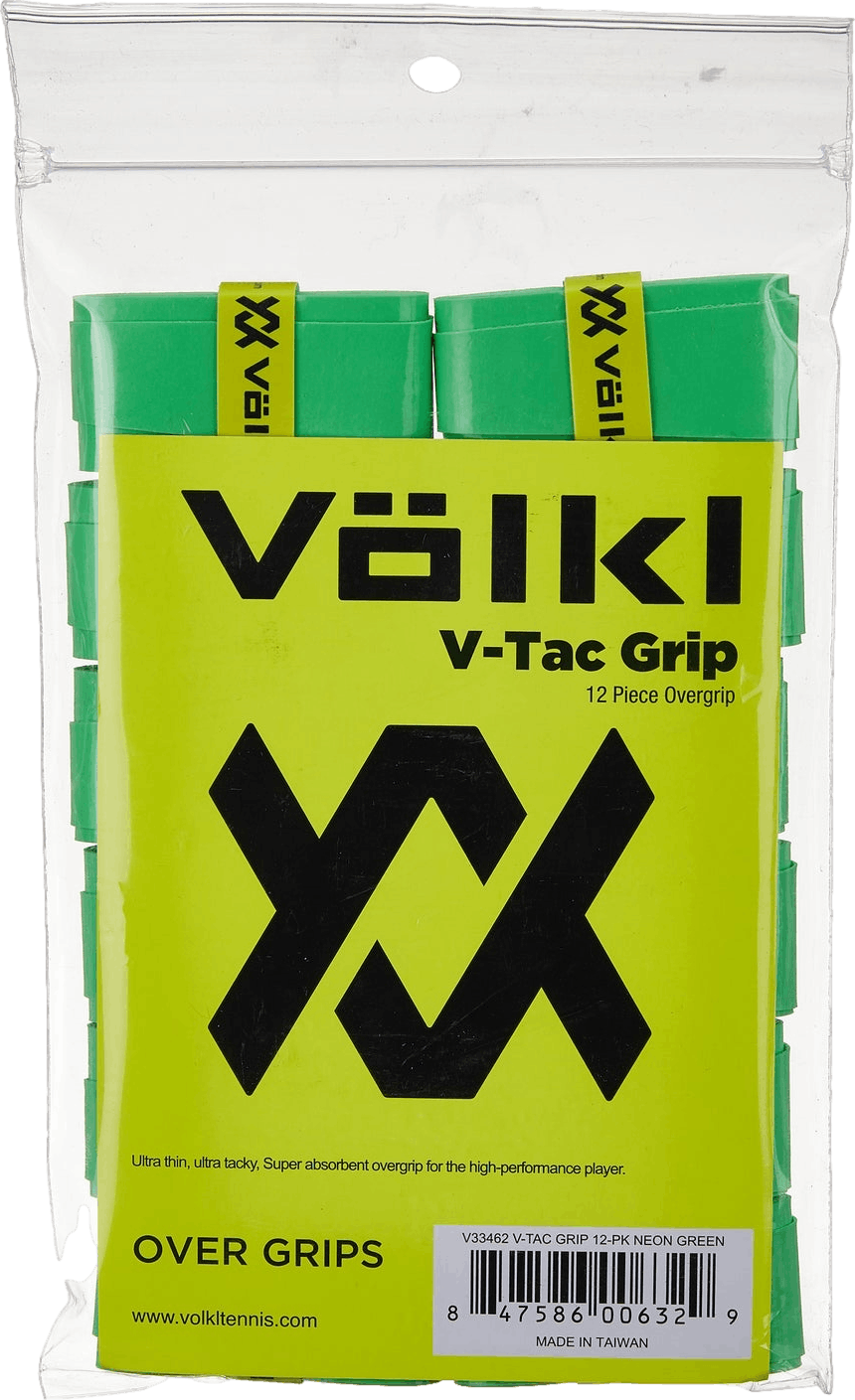 Volkl V-Tac Grip Overgrip (12x) · Neon Green