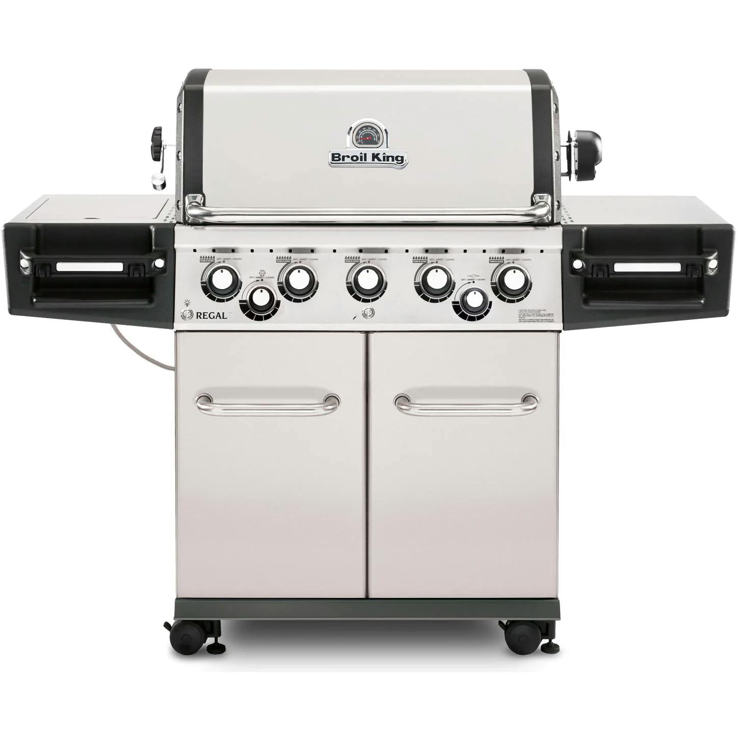 Broil King Regal Pro 5-Burner Gas Grill with Rotisserie and Side Burner · Propane