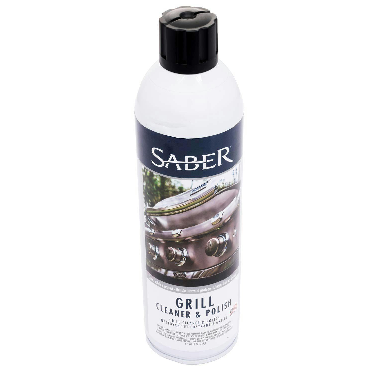 Saber Exterior Grill Cleaner and Polish - 13 Oz.