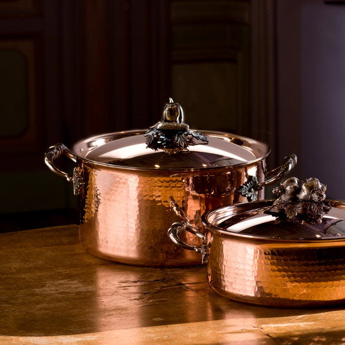 Ruffoni Opus Cupra 6-Piece Cookware Set, Copper