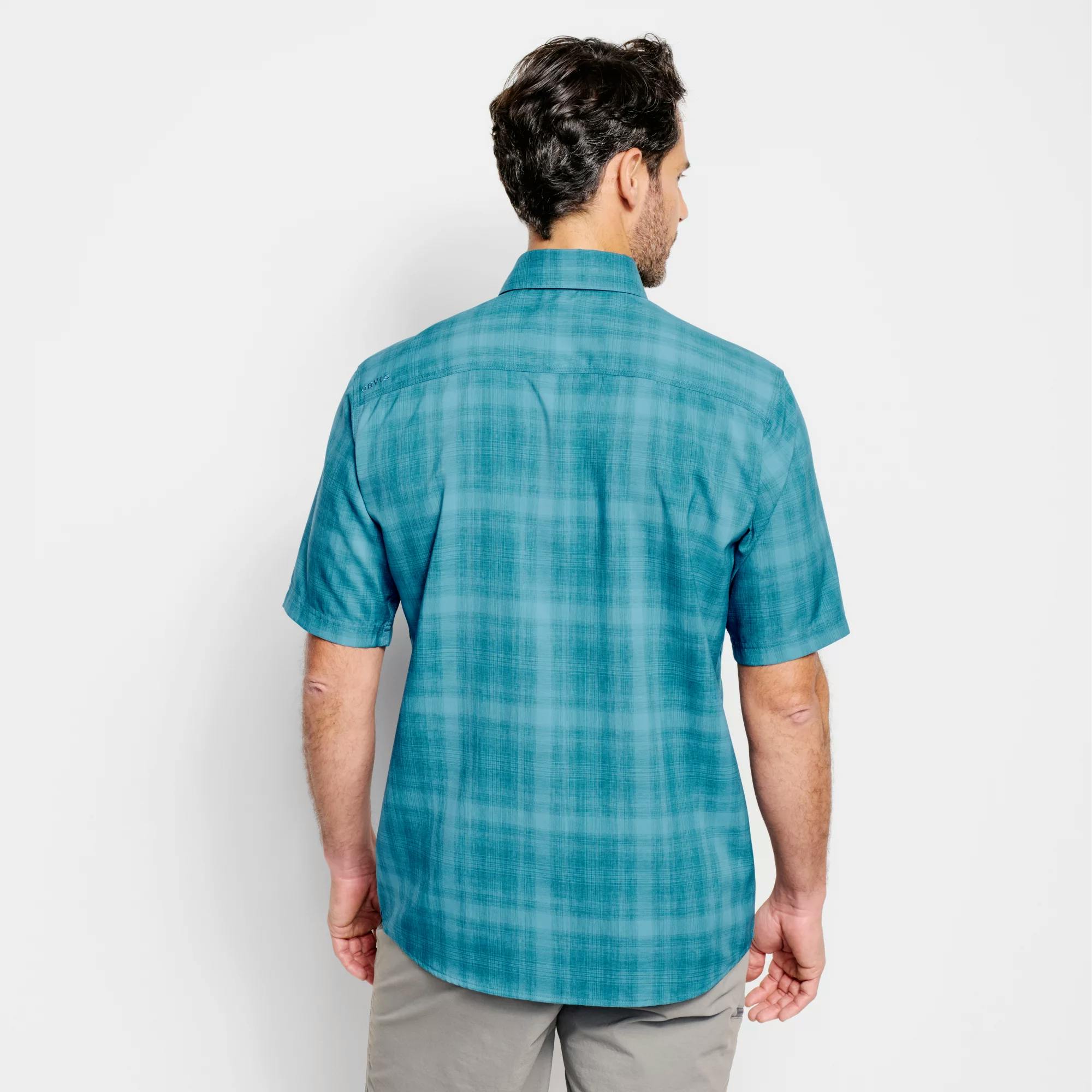 Orvis Men's Tech Chambray Short-Sleeved Work Shirt