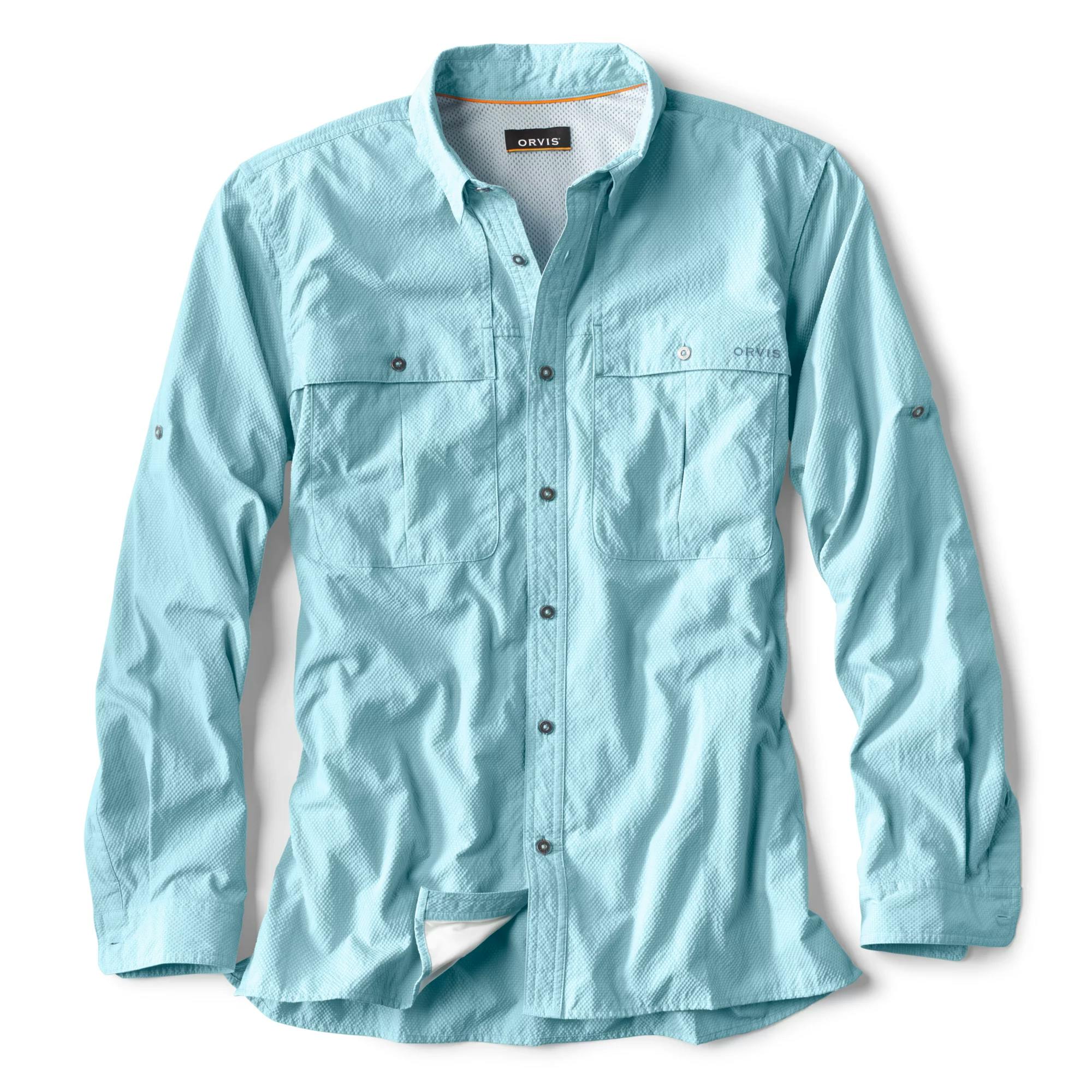 Orvis Men's Open Air Long Sleeve Casting Shirt · Coastal Blue · XL