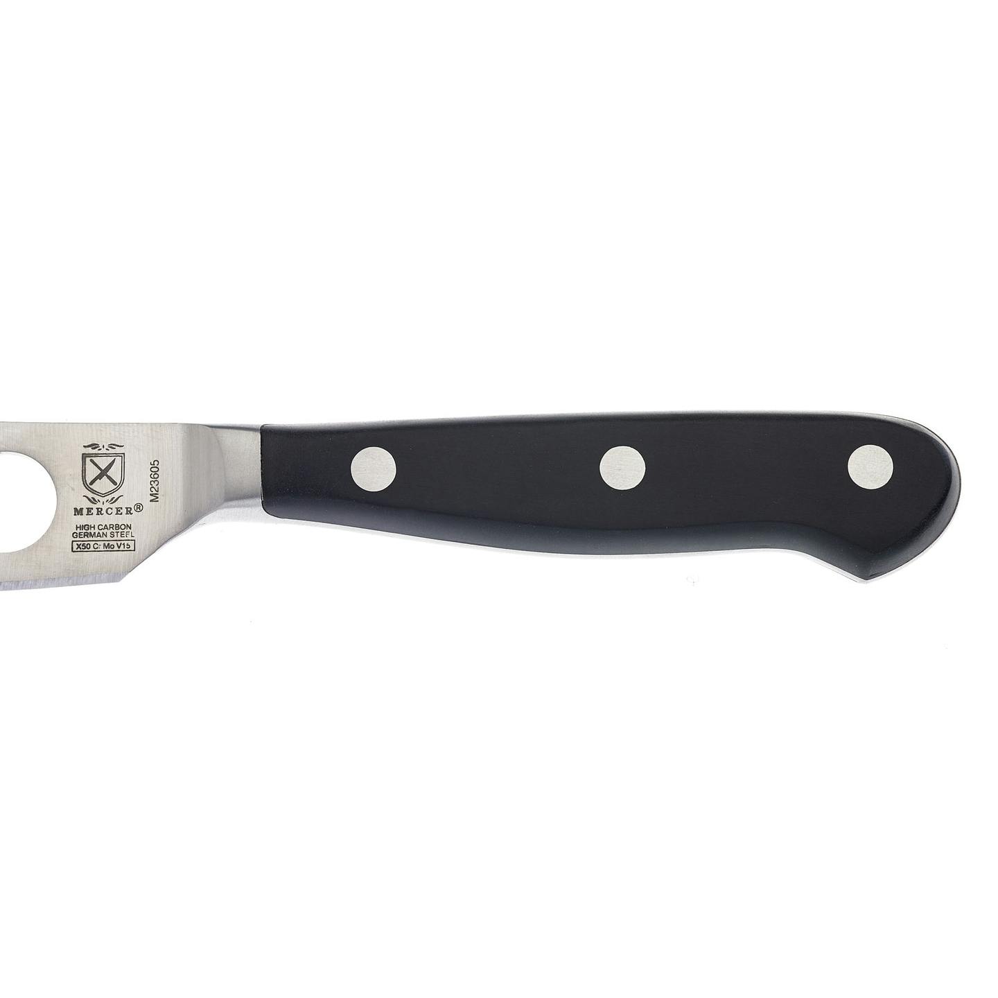 Mercer Culinary Renaissance 5" Soft Cheese Knife, POM Handle