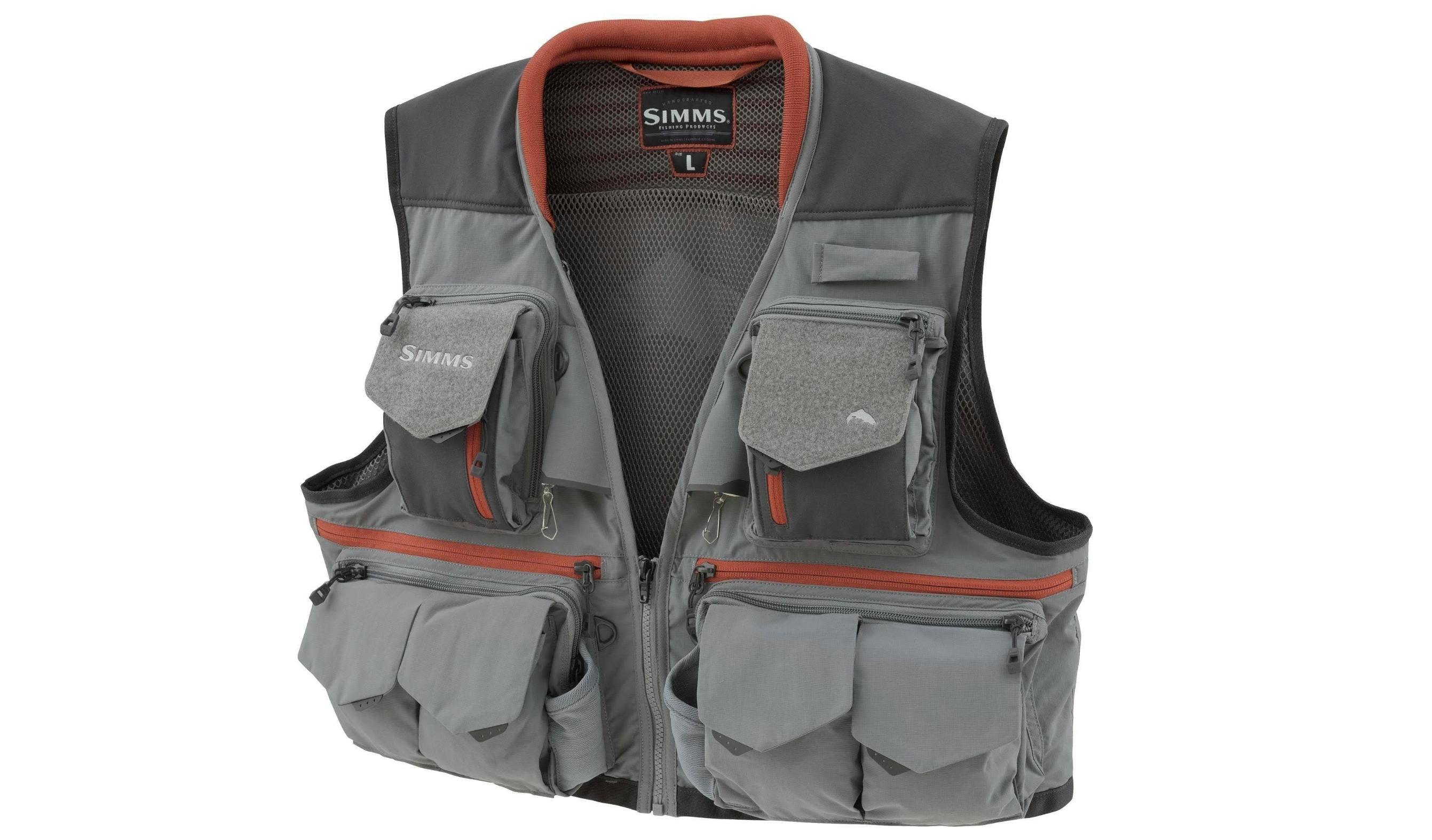 Product image of a Simms fly fishing vest.