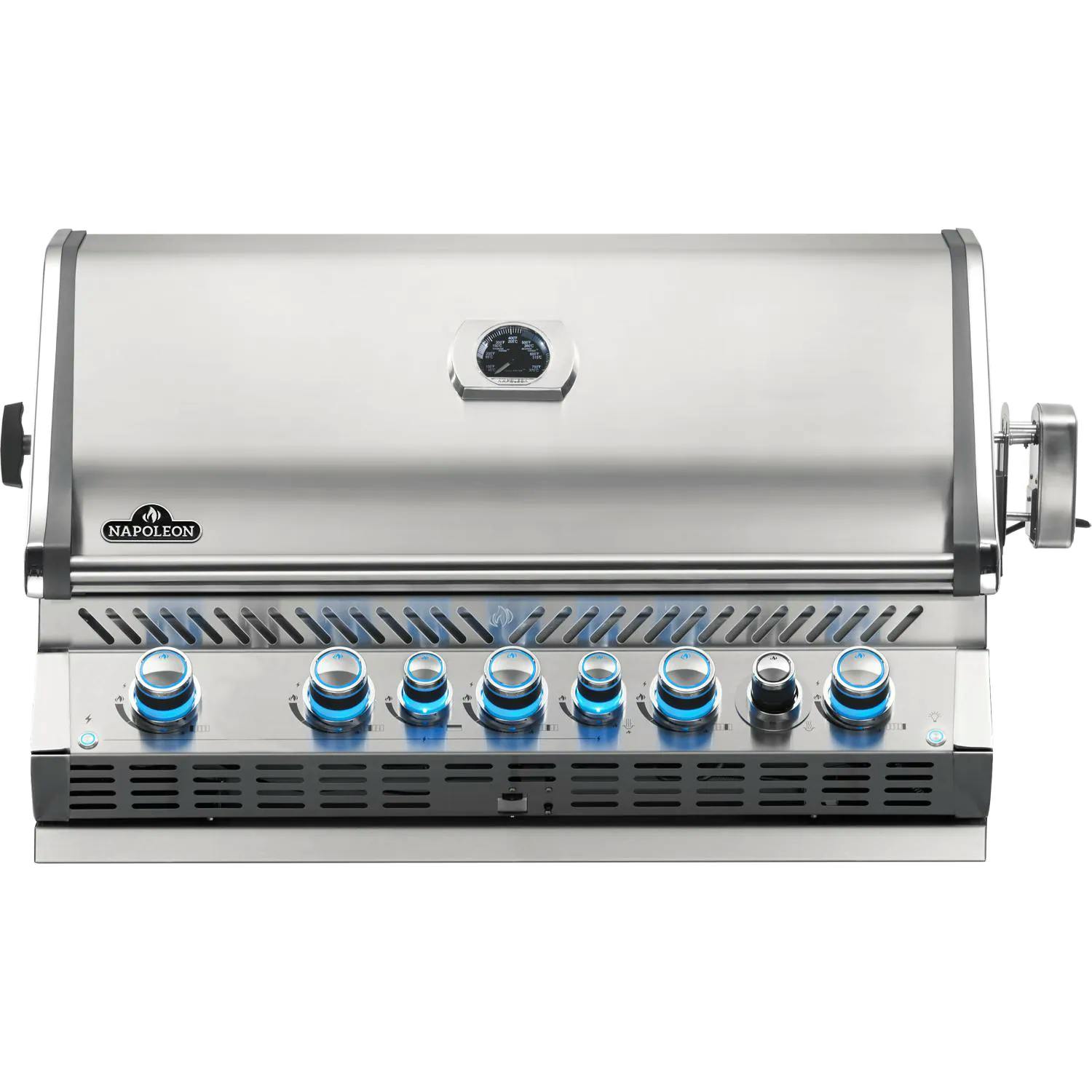 Napoleon Prestige PRO 665 Built-in Gas Grill with Infrared Rear Burner and Rotisserie Kit · Propane