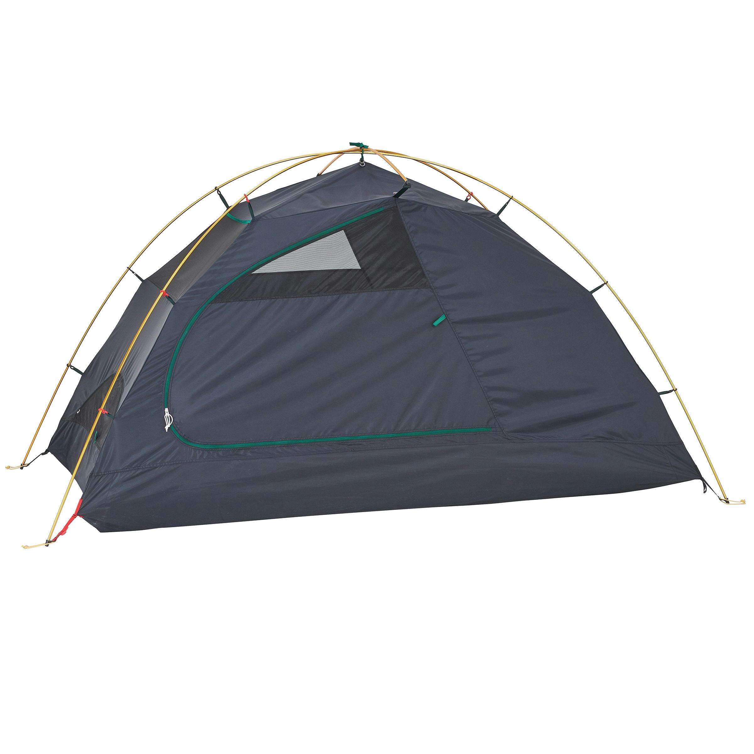 Decathlon Quickhiker Fresh & Black 2-Person Backpacking Tent