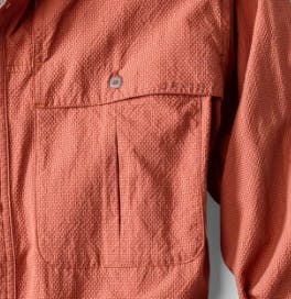 Orvis Men's Open Air Long Sleeve Casting Shirt · Sunset · L