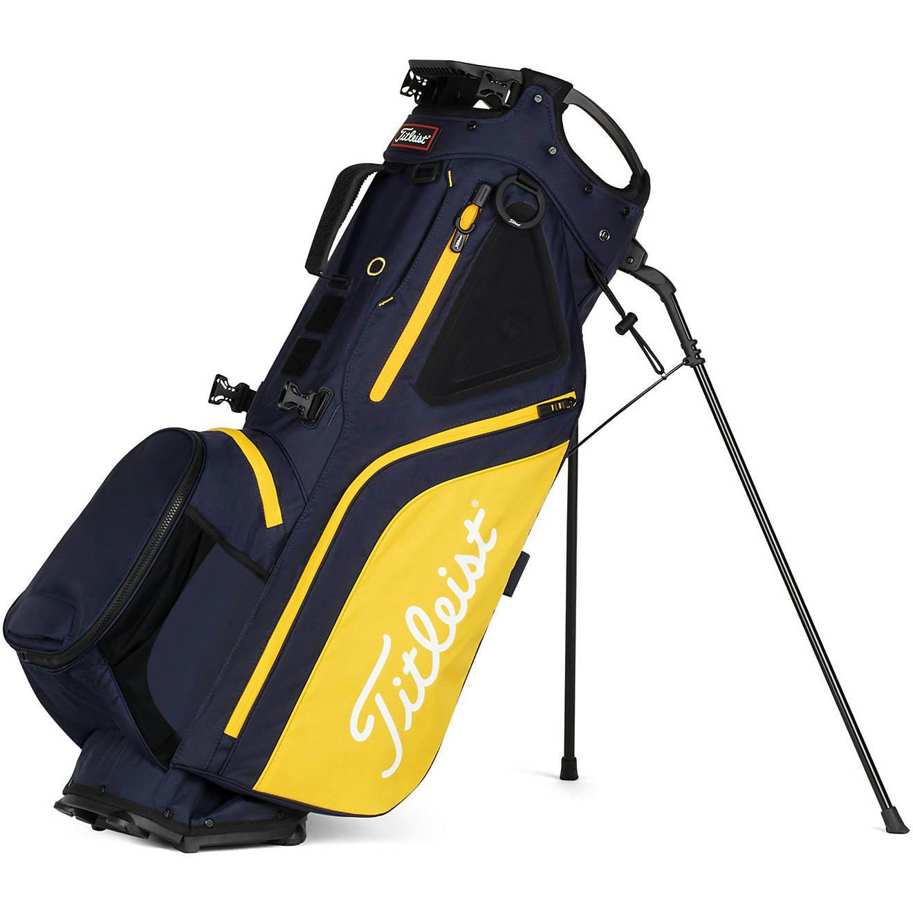 Titleist 2022 Hybrid 5-Way Stand Golf Bag · Navy / Canary