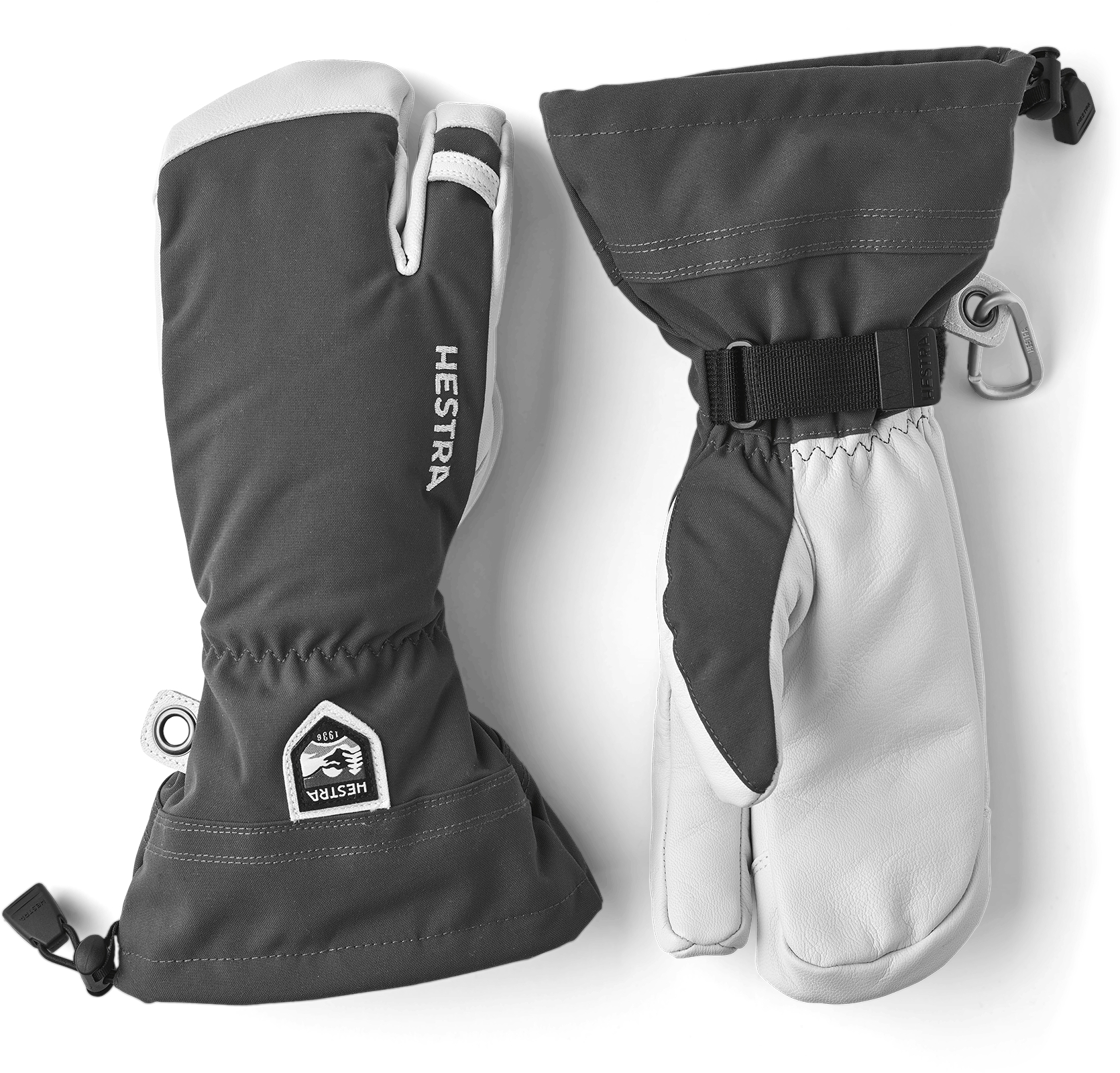 Hestra Men's Army Leather Heli Ski 3-finger Gloves