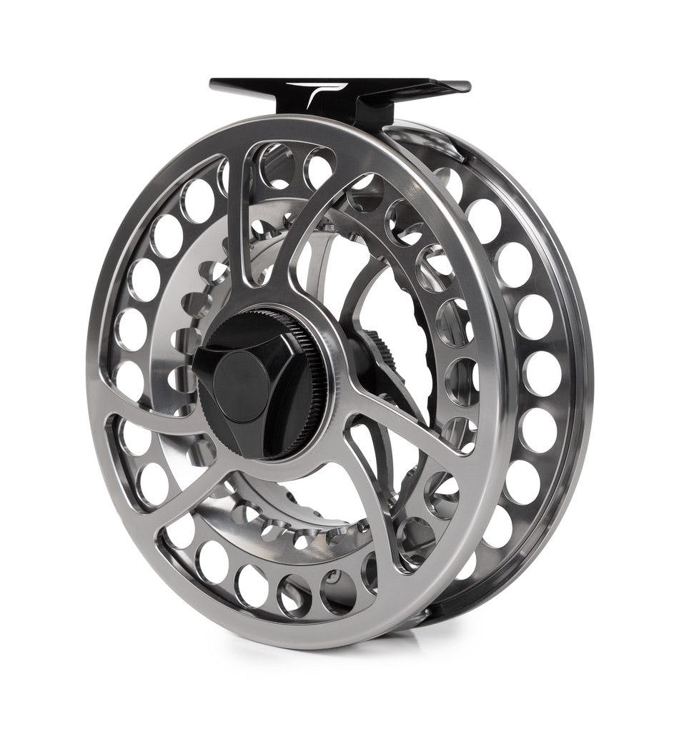 Temple Fork Outfitters BVK Sealed Drag Super Large Arbor Reel · III (7-8 wt) · Chrome
