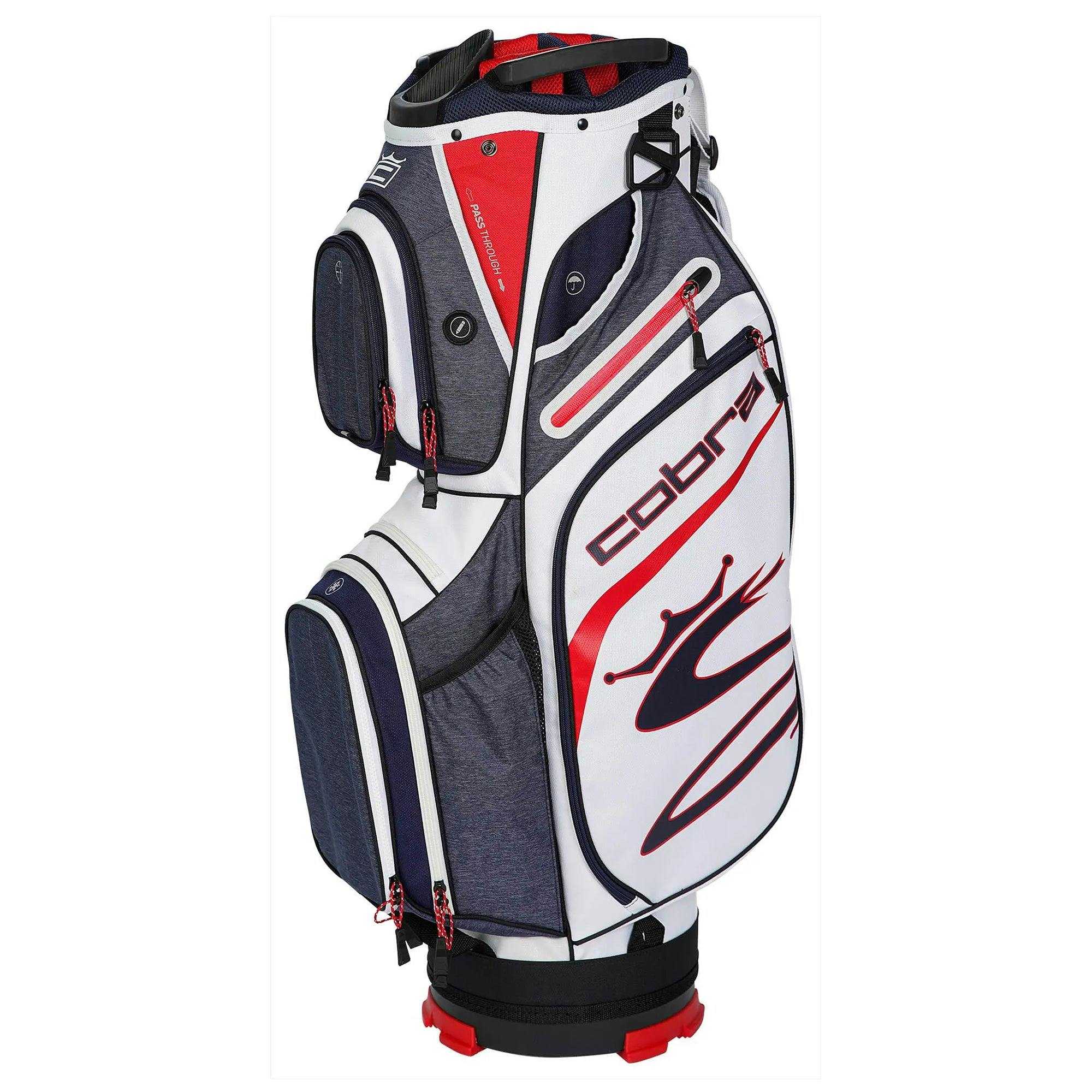 Cobra Ultralight Golf Cart Bag · Black/Red/White