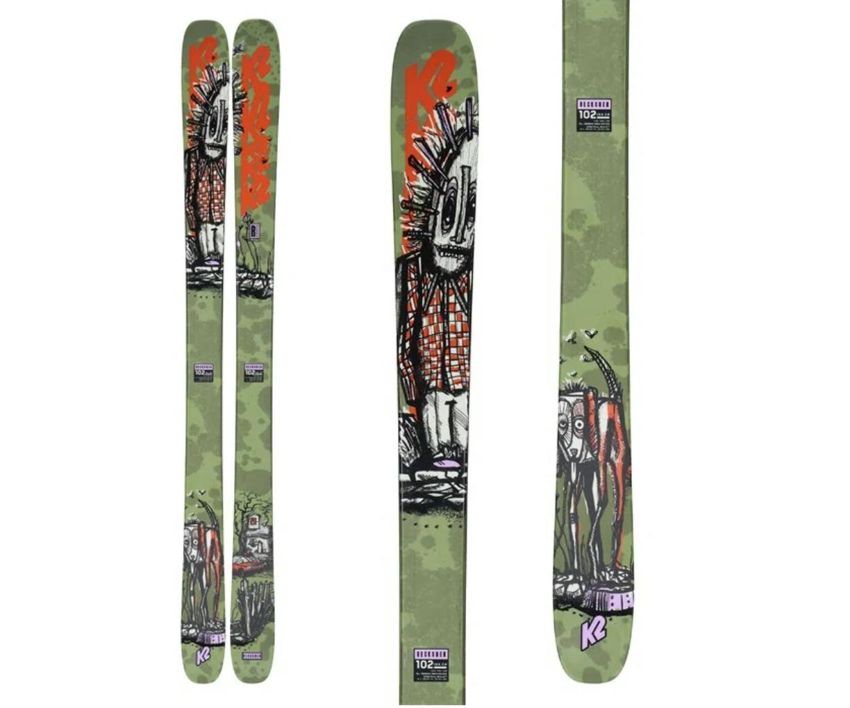 The Reckoner 102 Skis. 
