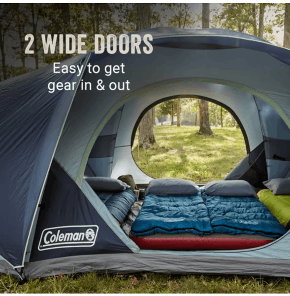 Coleman Skydome™ XL Camping 10 Person  Tent · Blue Nights
