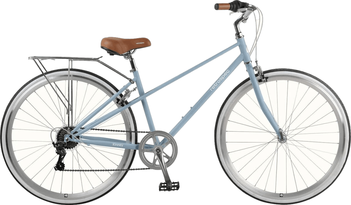 Retrospec Kinney Mixte Commuter Bike · Crystal Blue · S/M