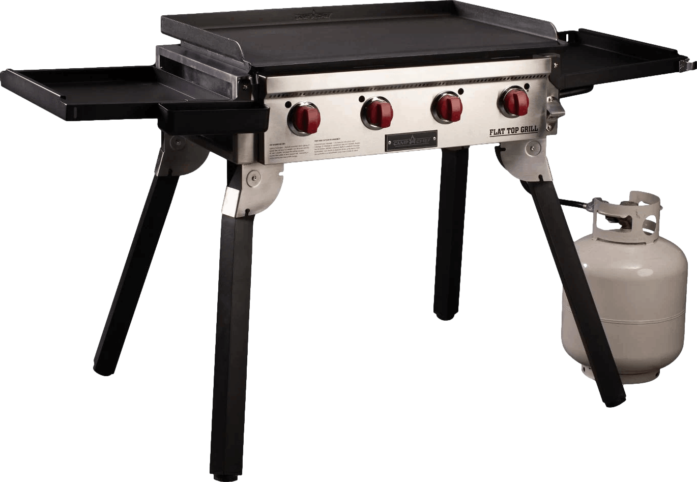 Camp Chef 600 4-Burner Portable Flat Top Gas Grill · 24 in. · Propane