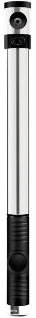 Crank Brothers Klic HP Gauge Frame Pump with Inflator · Silver/Black · 260mm