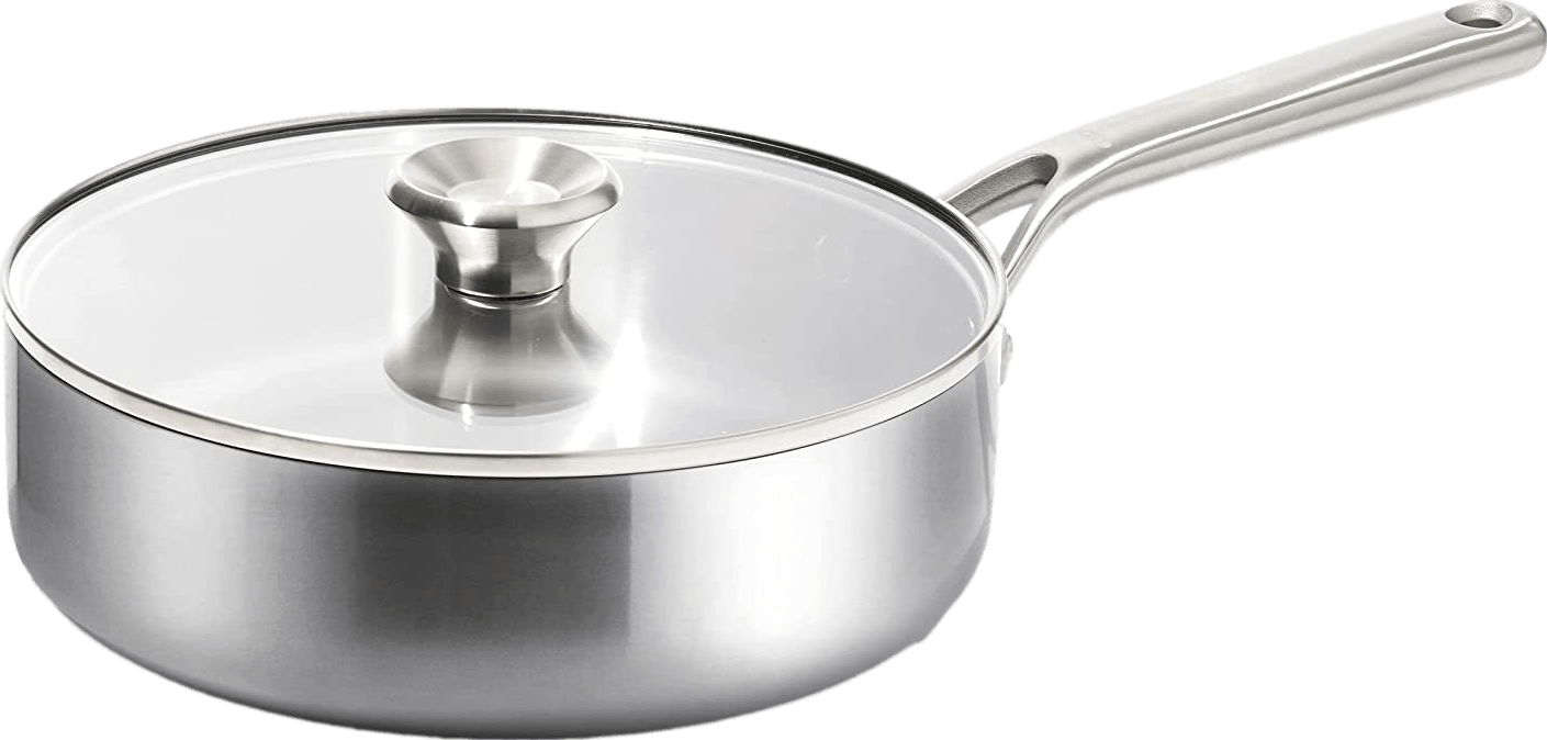 OXO Tri-Ply Stainless Mira Series 3.25 QT Sauté Pan with Lid
