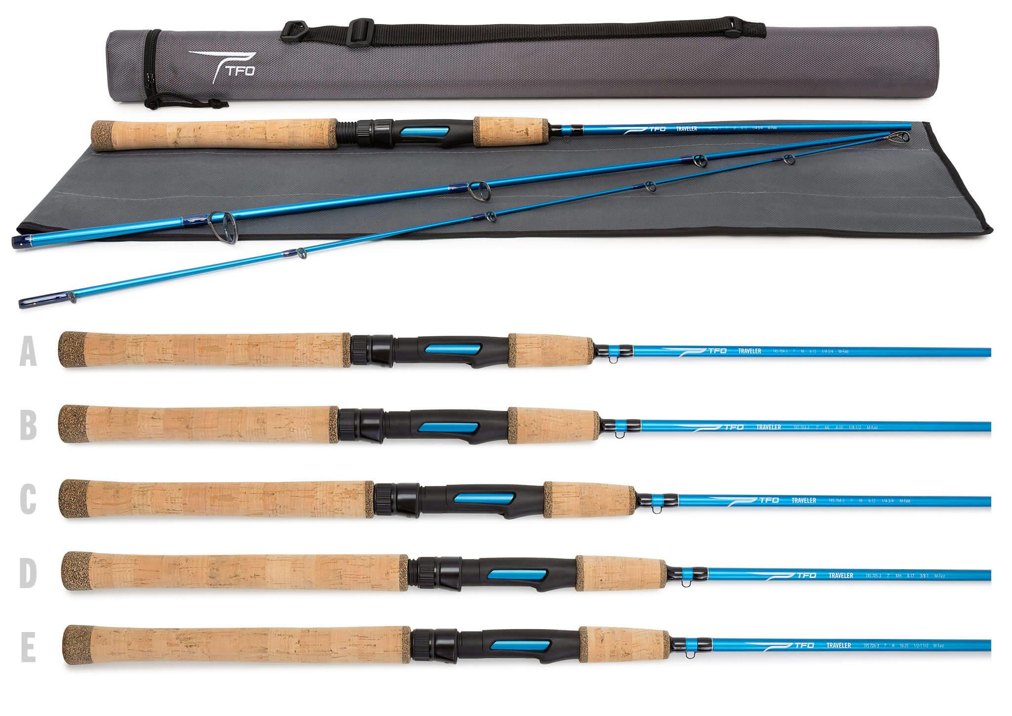 Temple Fork Outfitters Traveler Spinning Rod · 7'0" · Medium