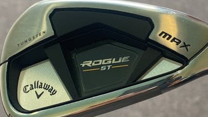 Back of the Callaway Rogue ST Max OS Iron.
