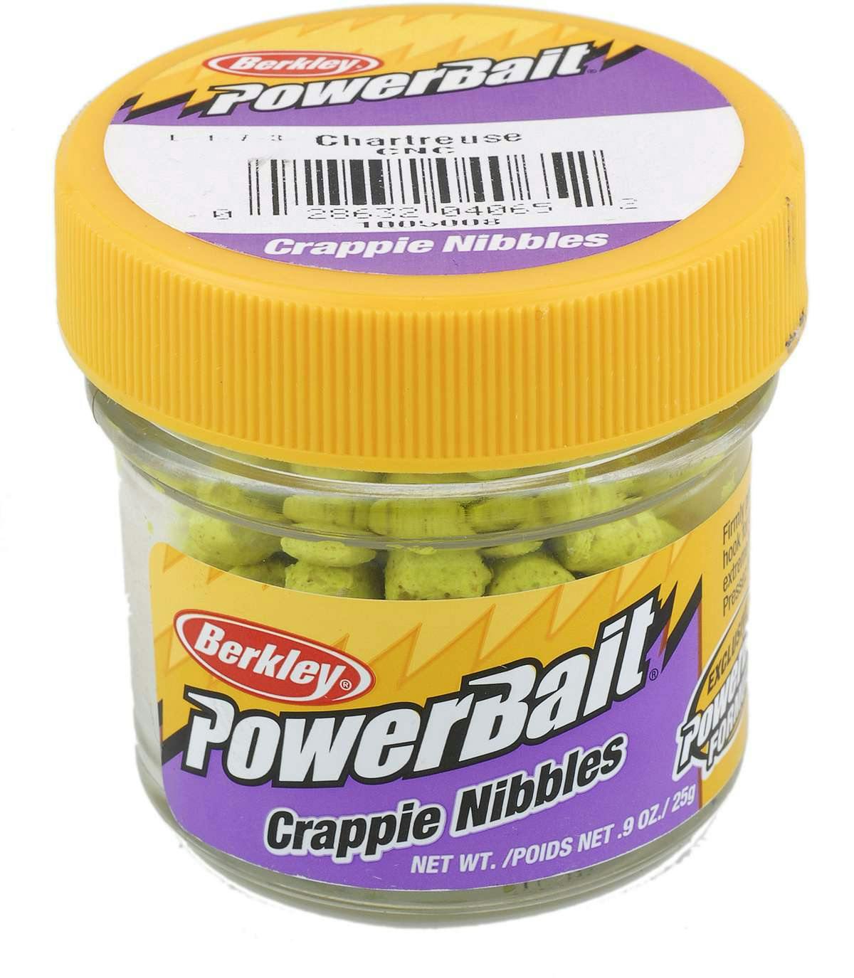 Berkley PowerBait Crappie Nibbles · Chartreuse · 1 pk.