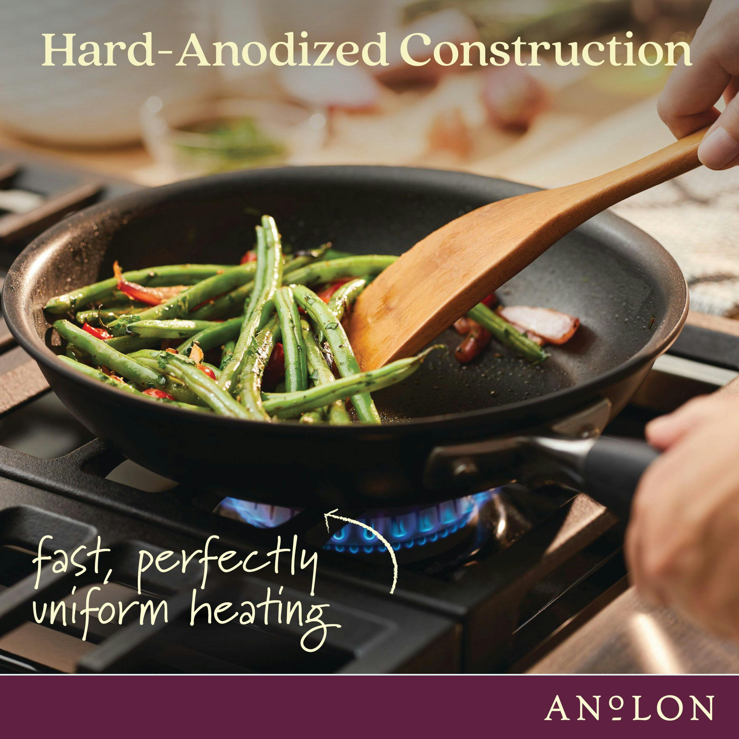 Anolon Advanced Home Hard Anodized Nonstick Crepe Pan, 9.5 Inch