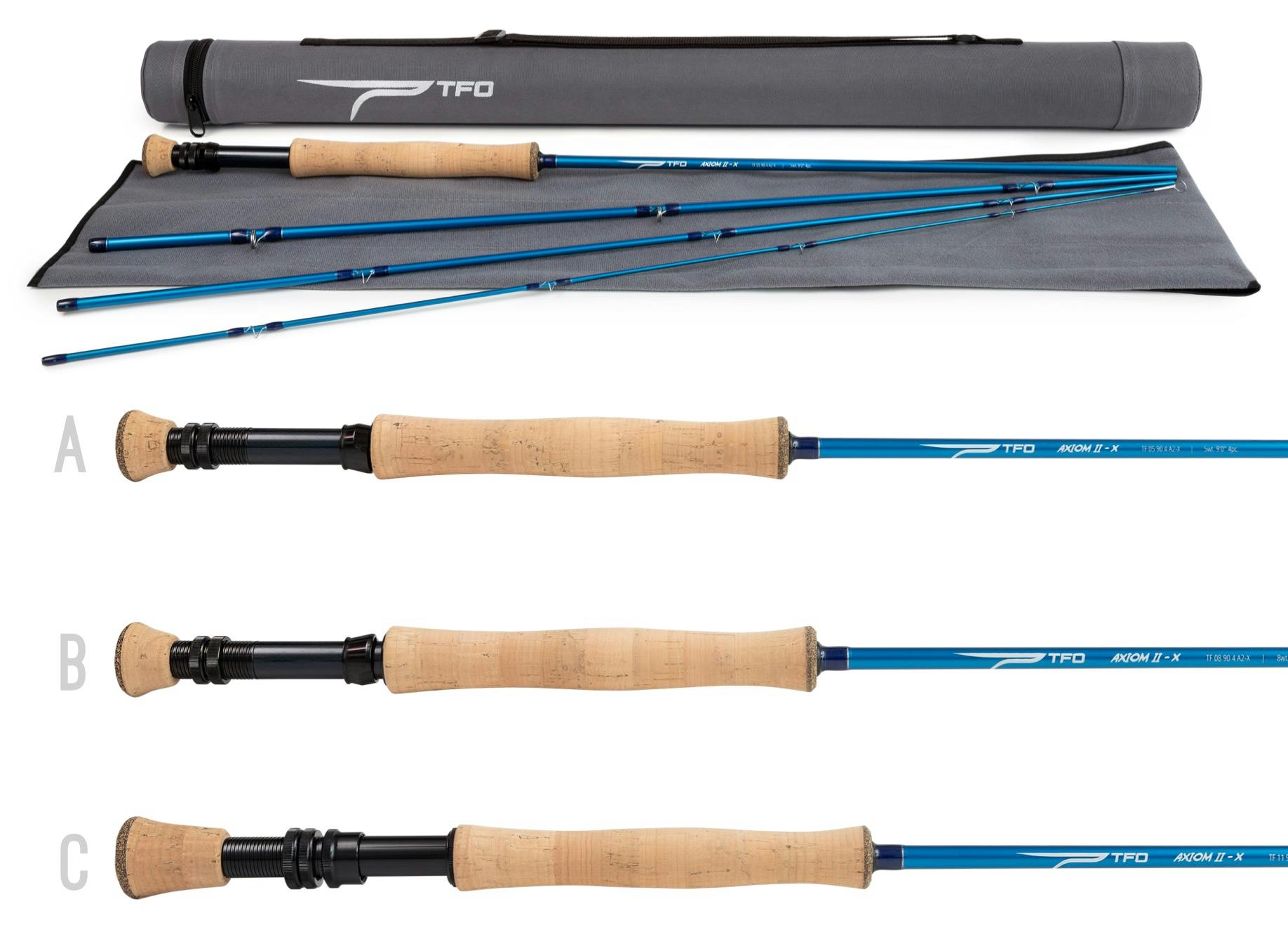 Temple Fork Outfitters Axiom II-X Fly Rod · 9' · 12 wt