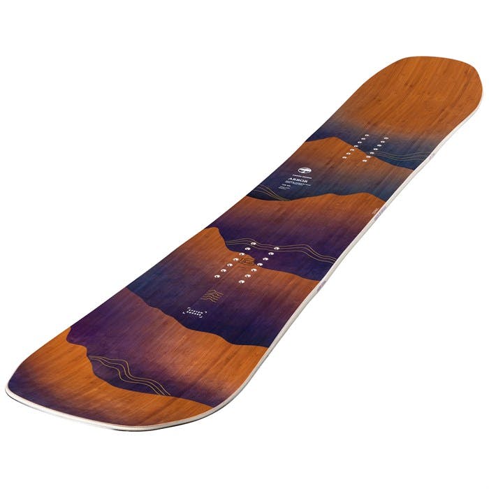 arbor wood grain snowboard