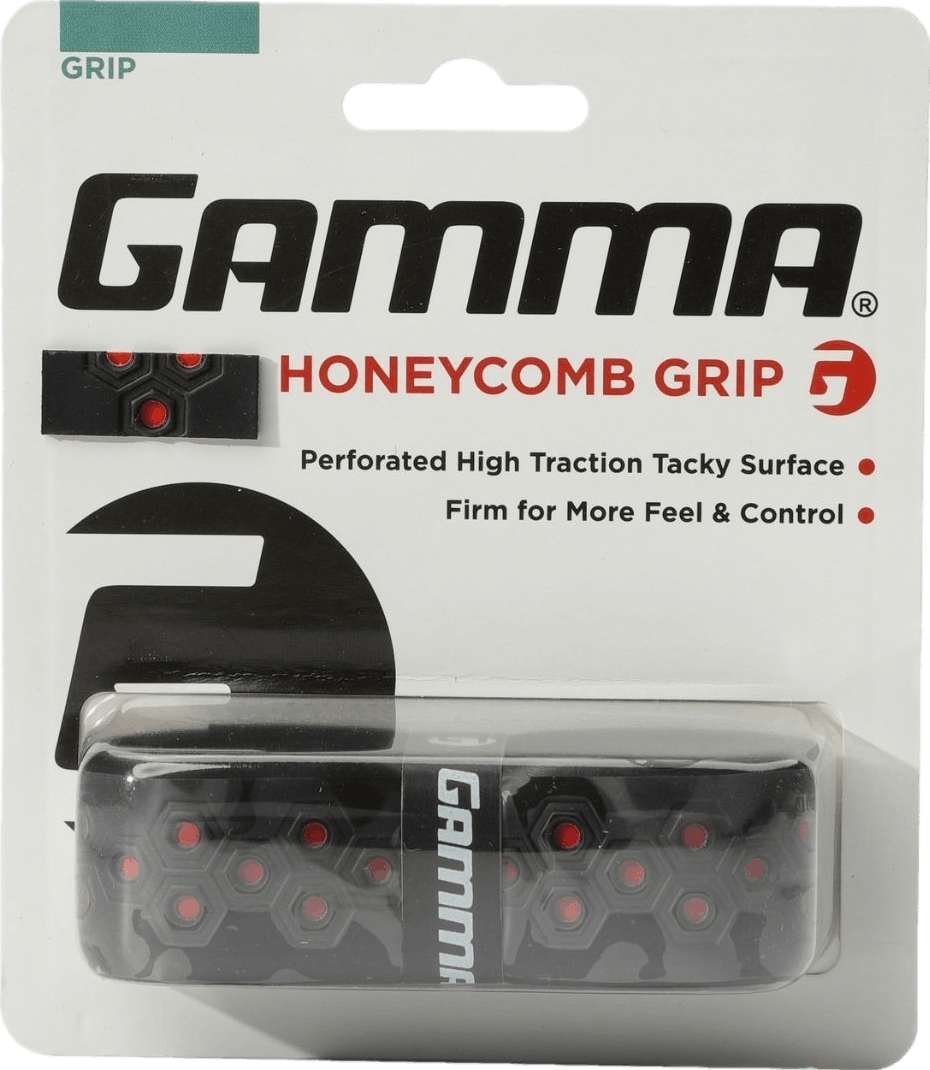 Gamma Honeycomb Replacement Grip (1x) (Black/Red)