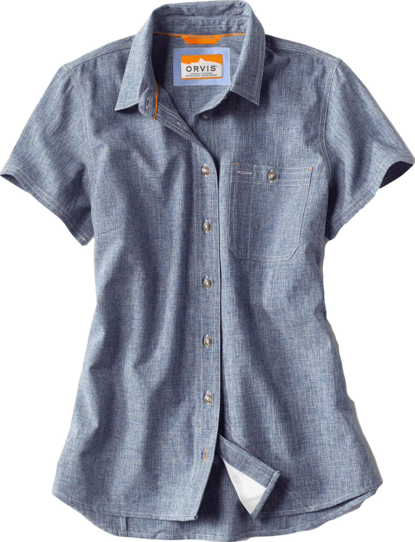 Orvis Women's Short-Sleeved Tech Chambray Workshirt