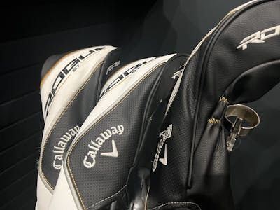 The headcovers on the Callaway Rogue ST LS Fairway Wood.