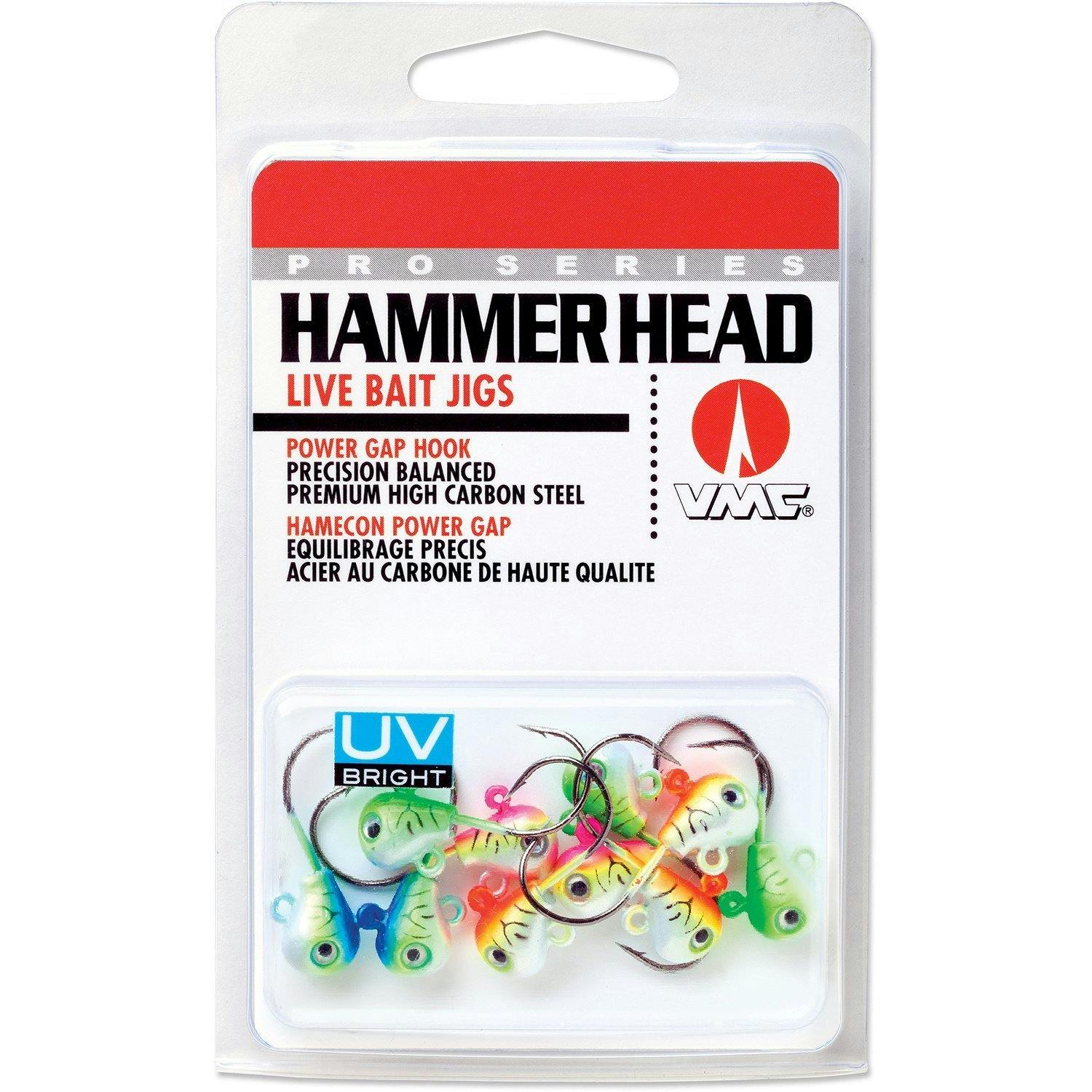 VMC Hammer Head Jig Kit · 1/8 oz · 1/0 · Assorted Uv · 10 pk.