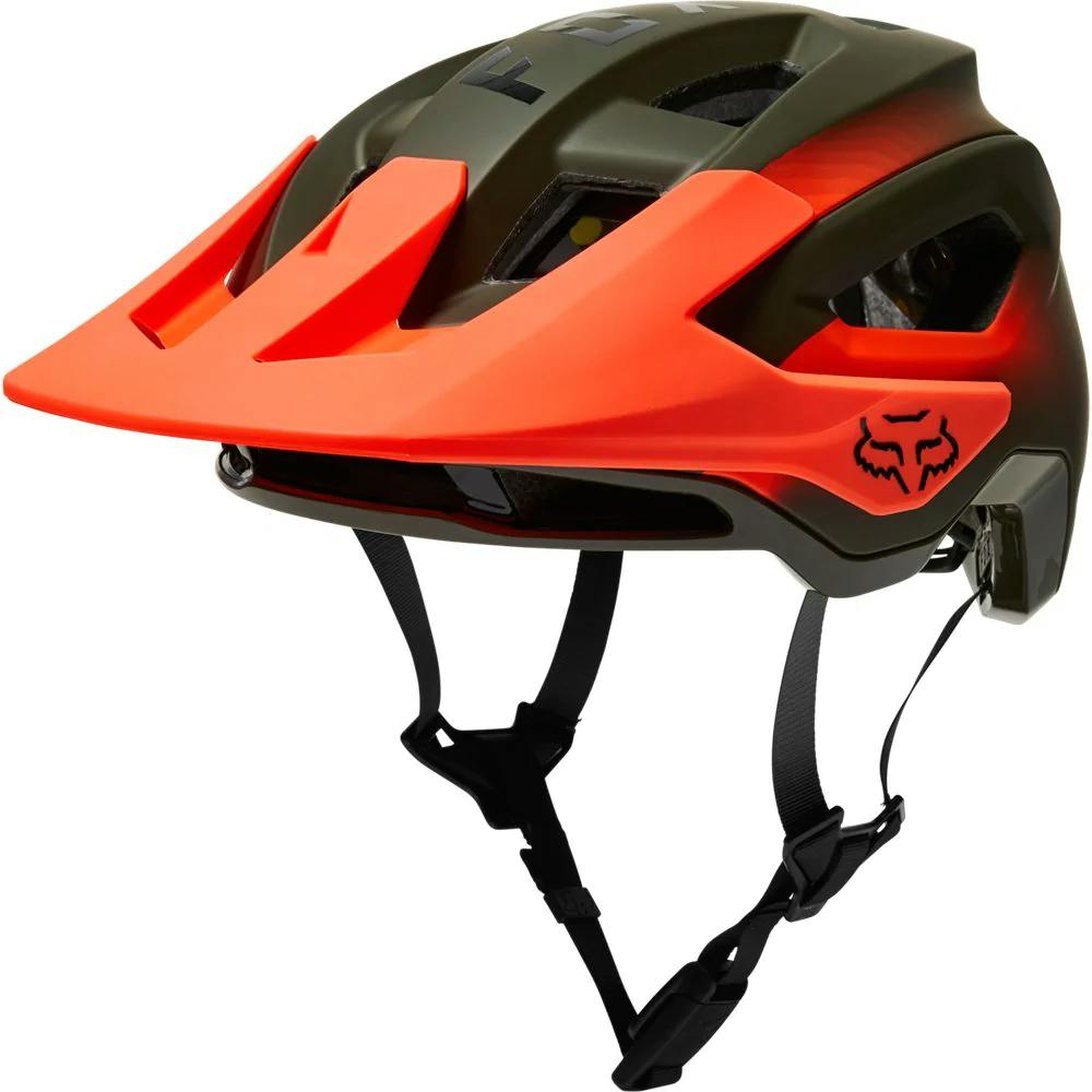 Fox Racing Speedframe Pro Fade MTB Helmet · Olive Green · M