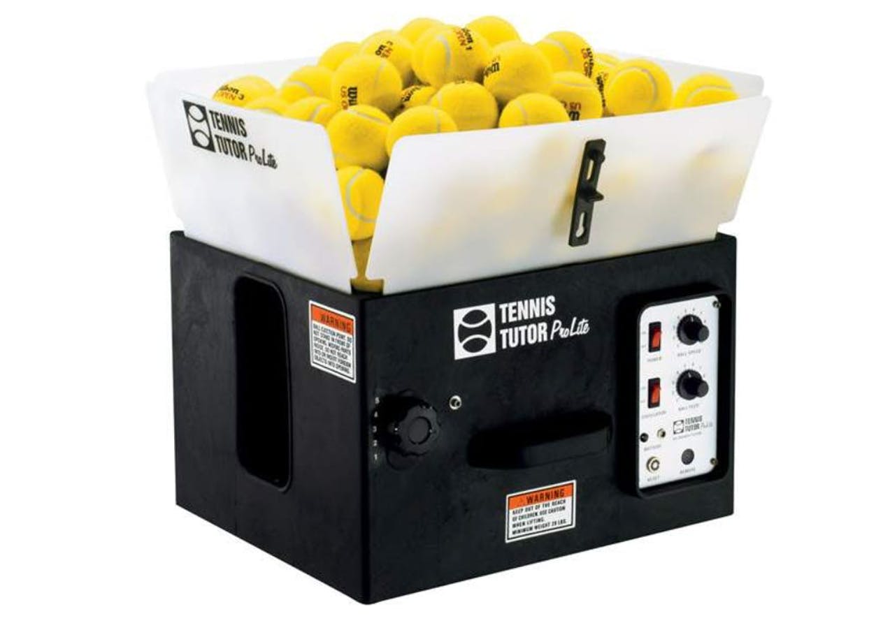 Product image of the Tennis Tutor Prolite Basic Ball Machine.