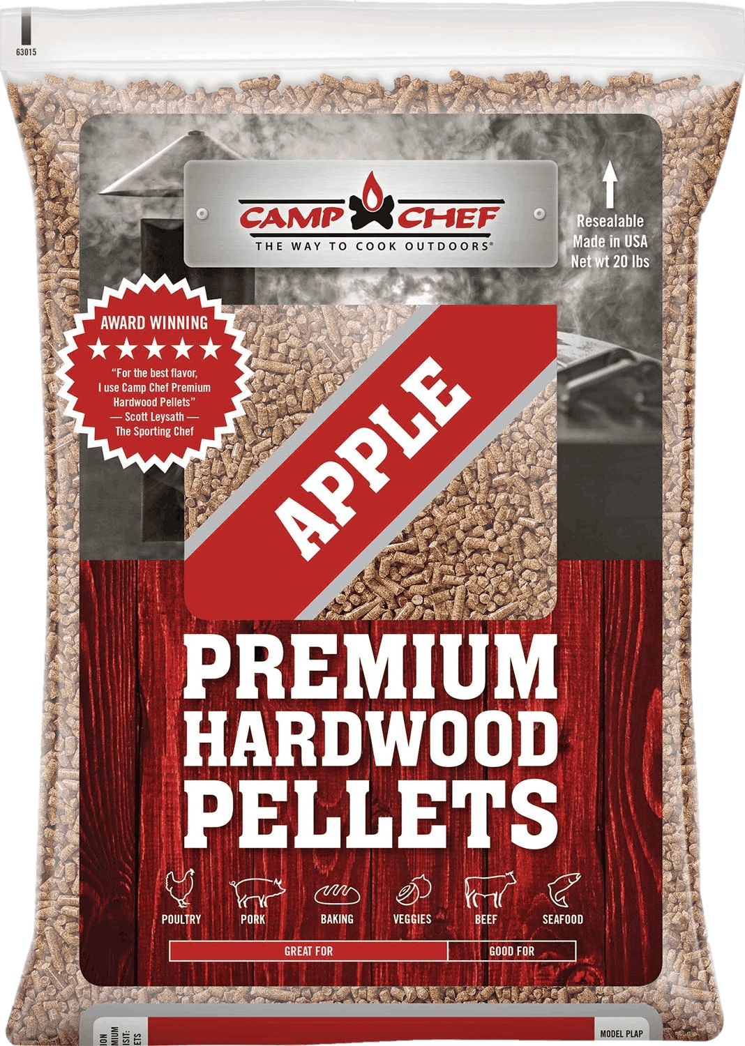 Camp Chef Premium Hardwood BBQ Pellets · Orchard Apple