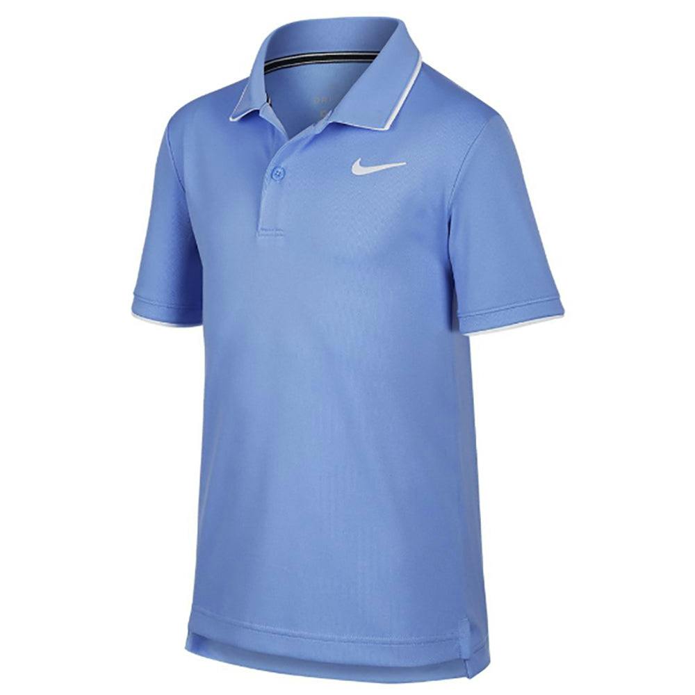 Nike Court Boys Tennis Polo - 403 SIGNAL BLUE / S