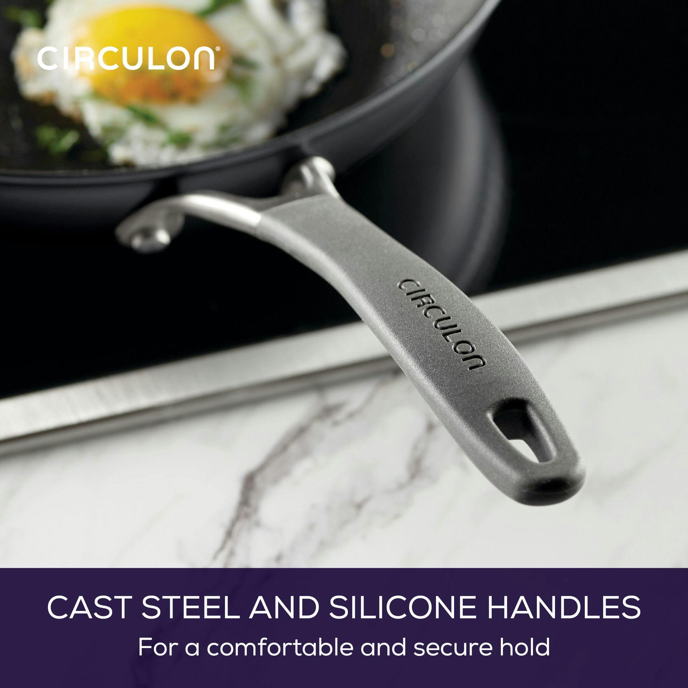 Circulon 8-Piece ScratchDefense A1 Series Nonstick Cookware Set, Graphite