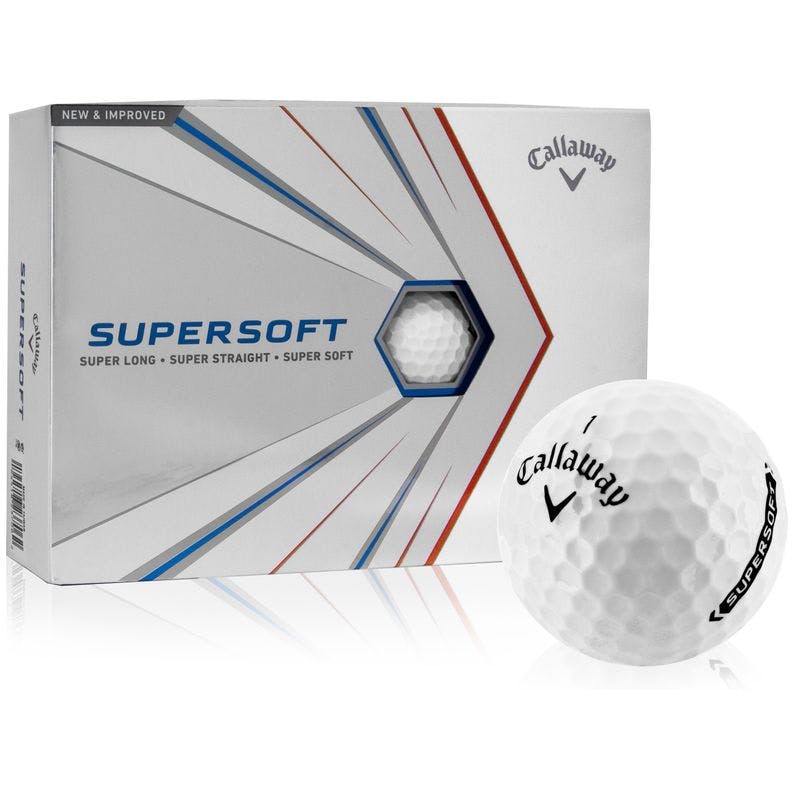 Callaway 2021 SuperSoft Golf Balls · White