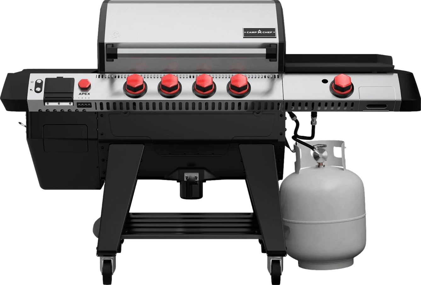 Camp Chef Apex Pellet Grill with Gas Kit and Sidekick · 24 in.