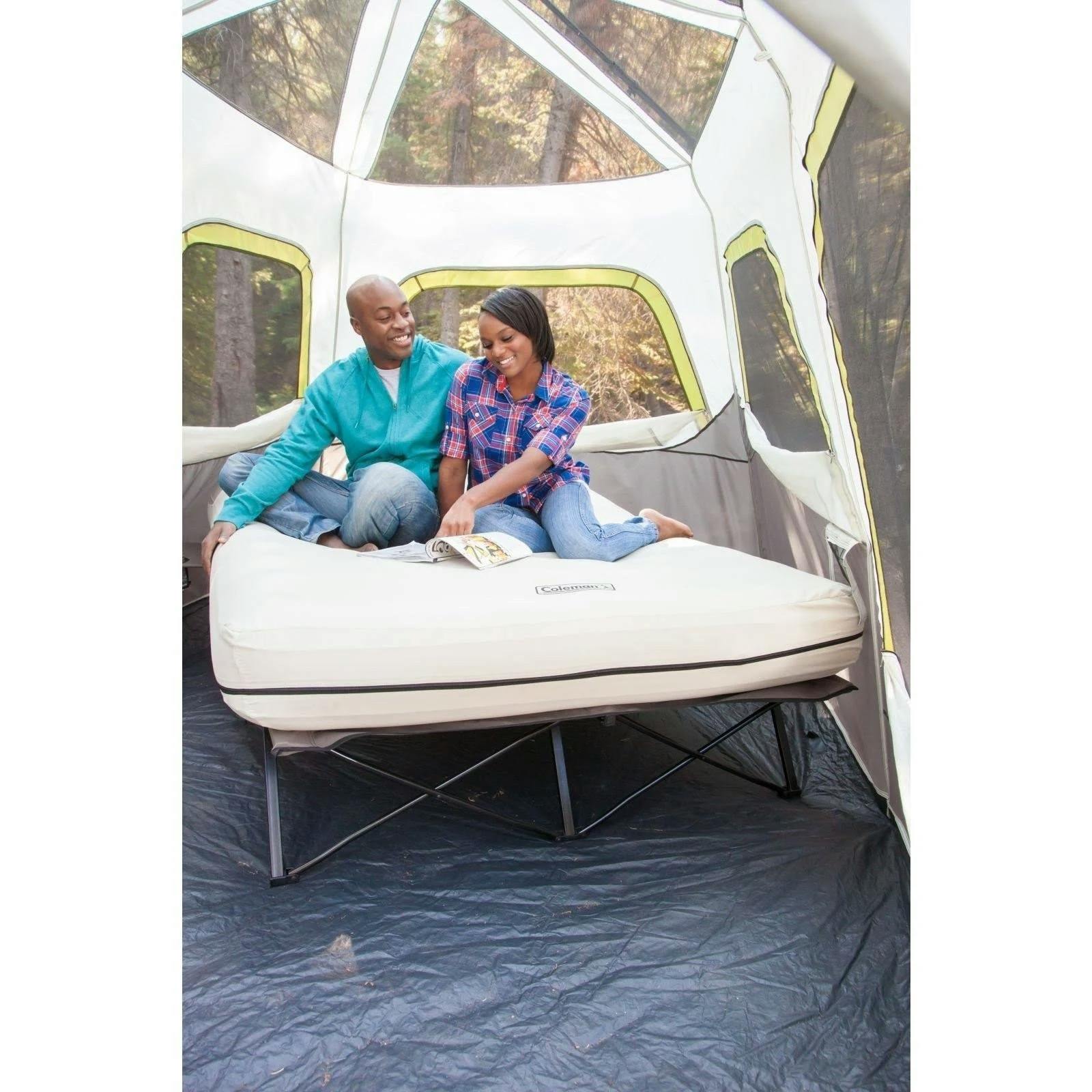 coleman queen framed airbed