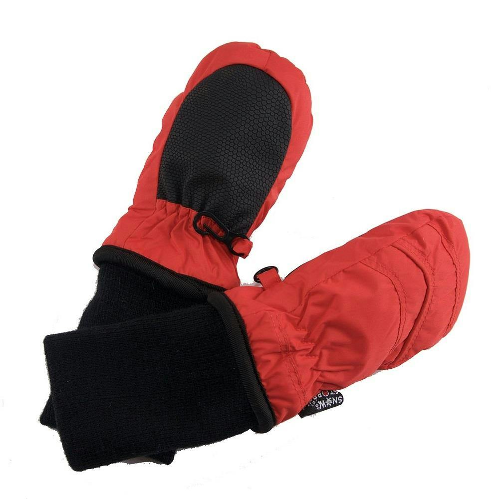 Snow Stoppers Infant Nylon Mitten Fiery Red