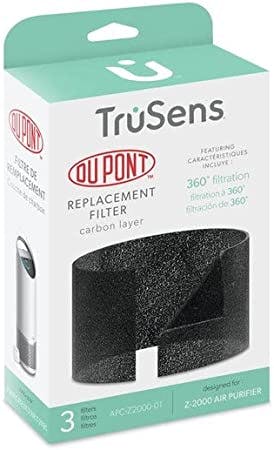 TruSens Replacement Carbon Filter for Z2000AP & Z2500AP (3pk) Air Purifier Replacement Filters